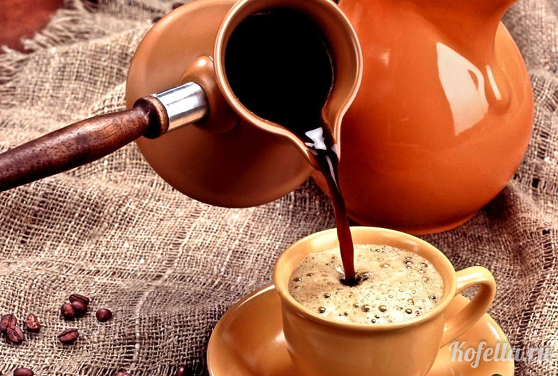 Как варить кофе в керамической турке